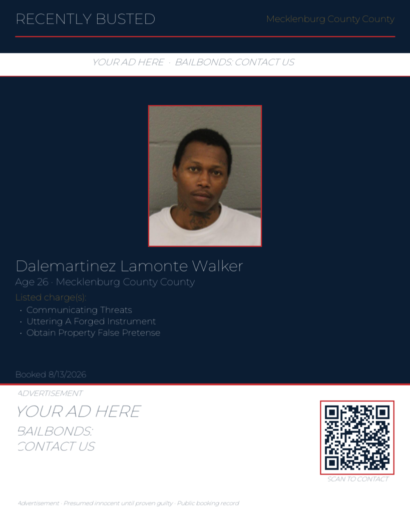 Arrest report — DALEMARTINEZ LAMONTE WALKER