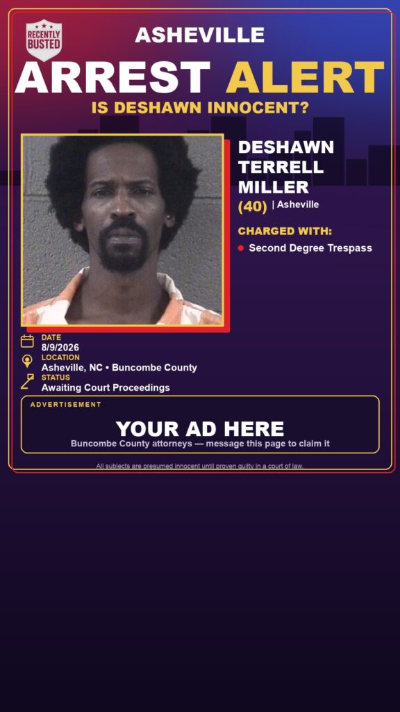 Arrest report — DESHAWN TERRELL MILLER