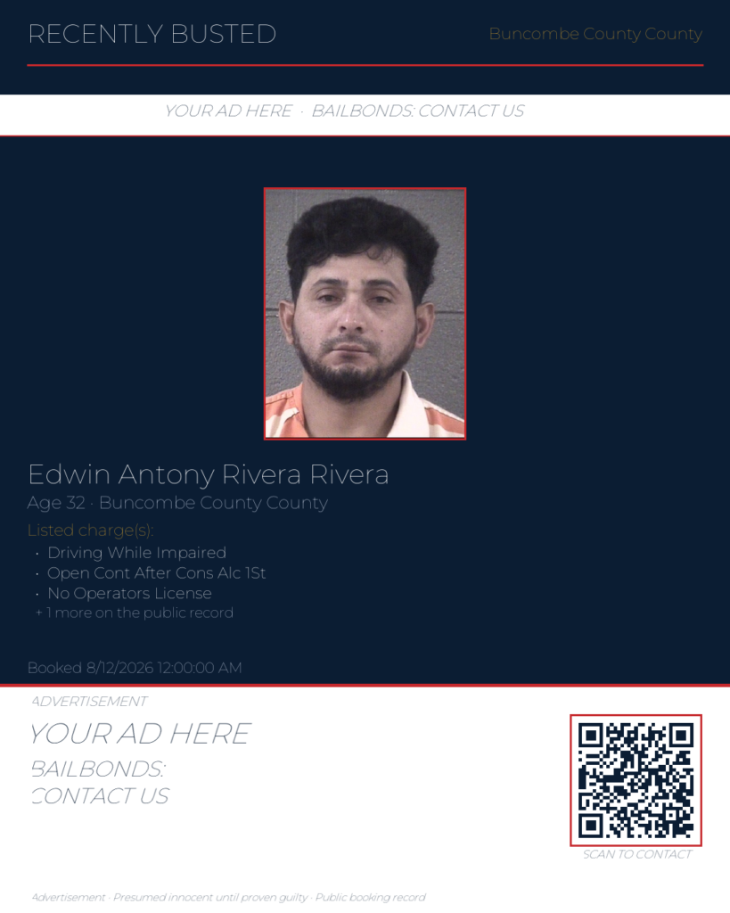 Arrest report — EDWIN ANTONY RIVERA RIVERA