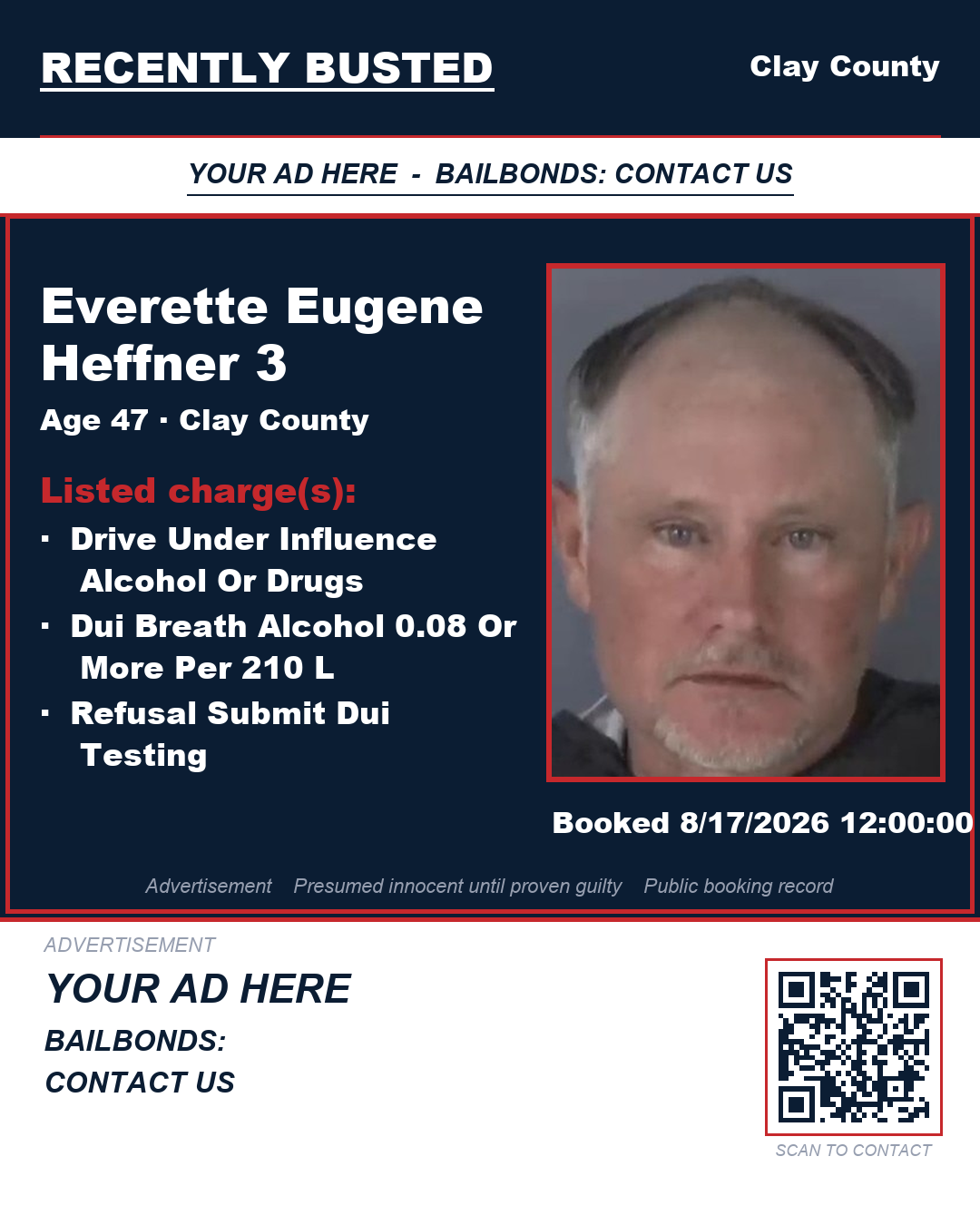 Arrest report - EVERETTE EUGENE HEFFNER 3