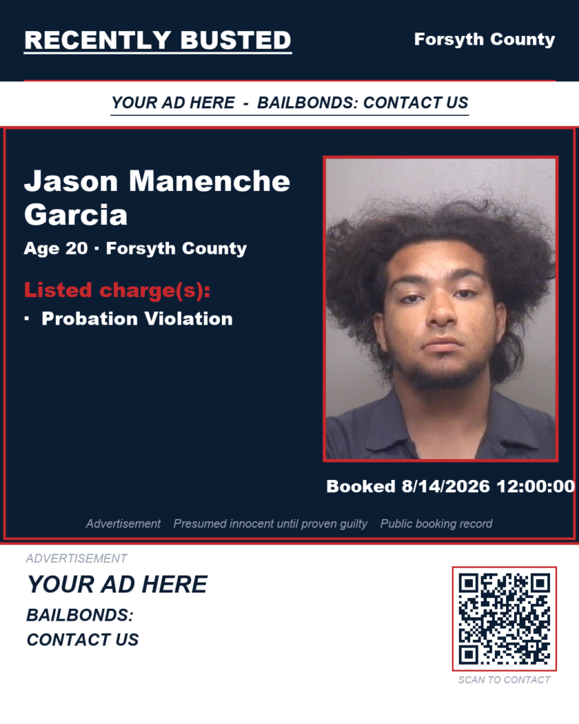 Arrest report — JASON MANENCHE GARCIA