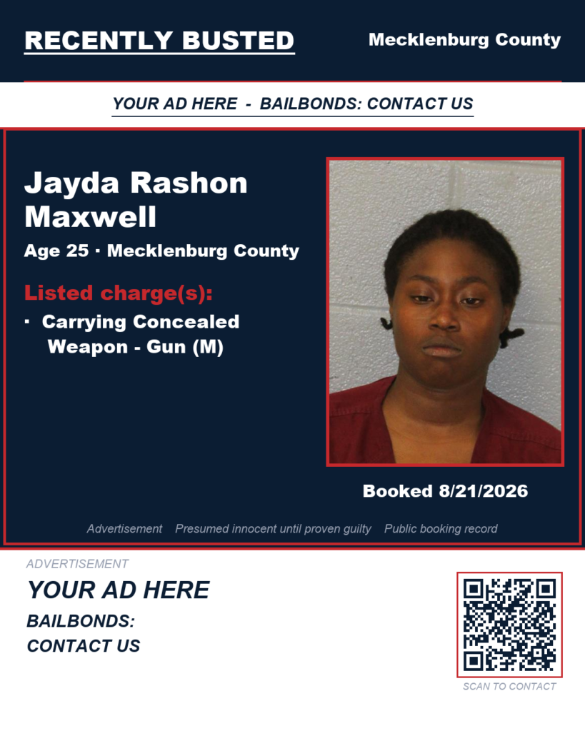 Arrest report - JAYDA RASHON MAXWELL