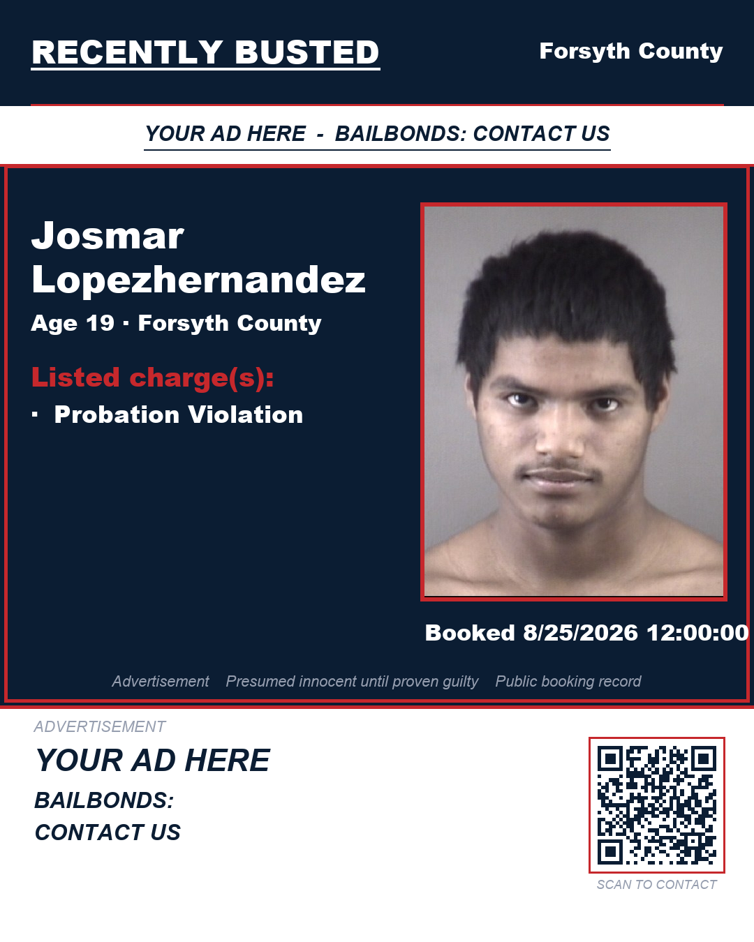 Arrest report - JOSMAR LOPEZHERNANDEZ