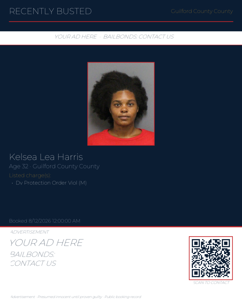 Arrest report — KELSEA LEA HARRIS
