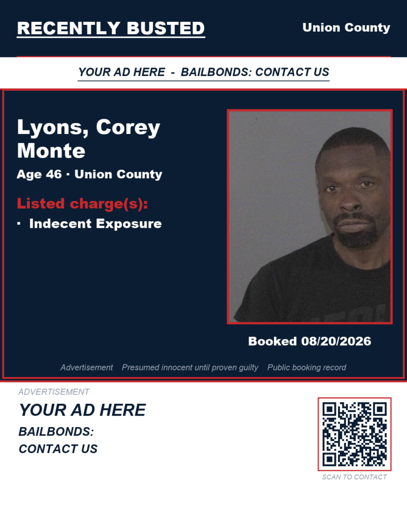 Arrest report — LYONS, COREY MONTE