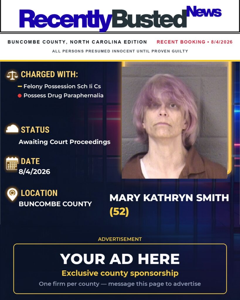 Arrest report — MARY KATHRYN SMITH