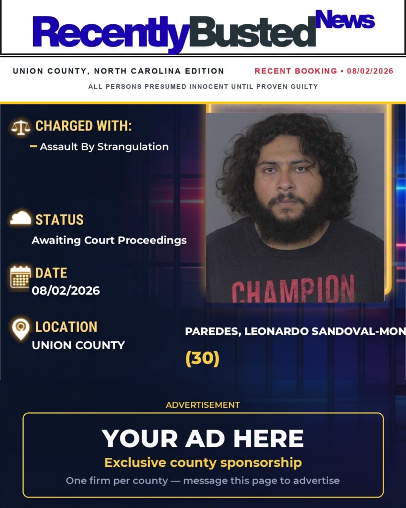 Arrest report — PAREDES, LEONARDO SANDOVAL-MONTE*