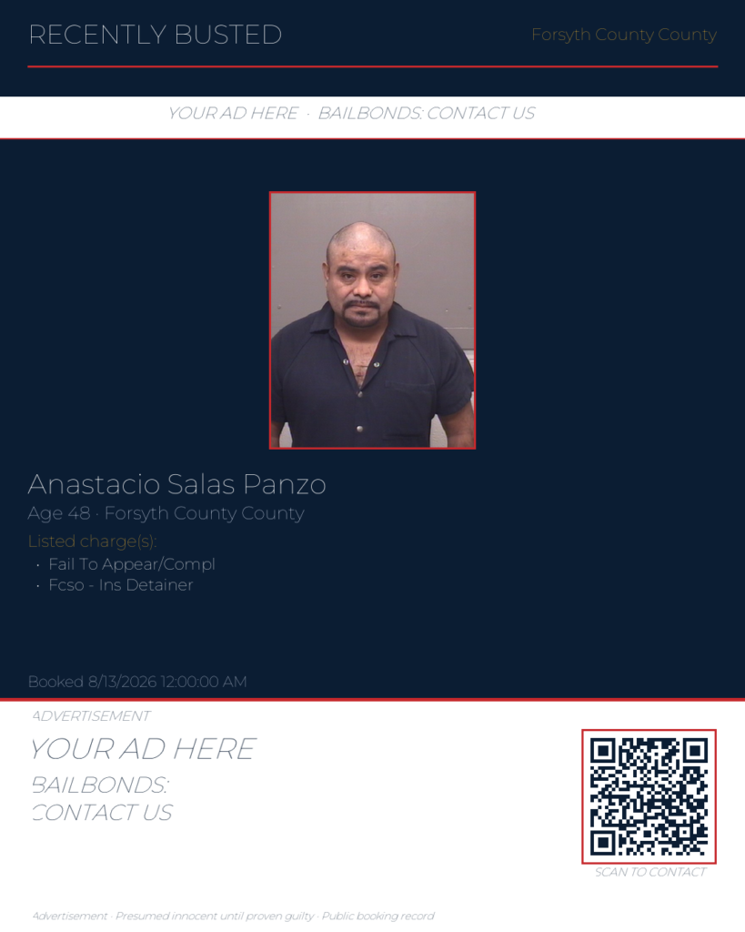 Arrest report — ANASTACIO SALAS PANZO