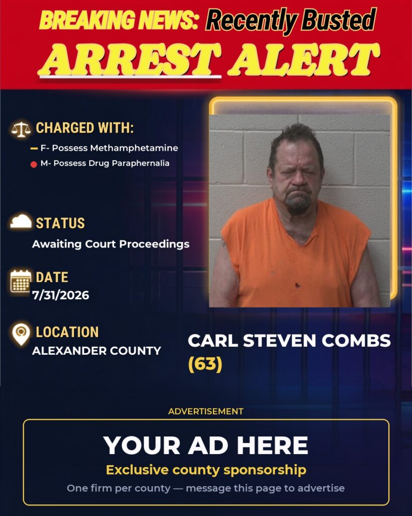 Arrest report โ CARL STEVEN COMBS