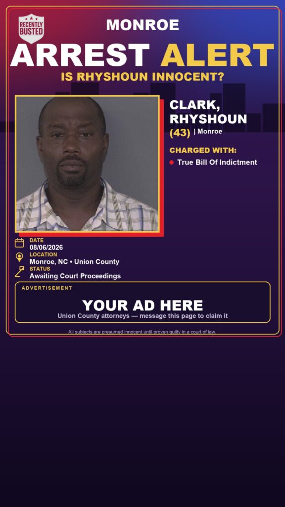 Arrest report — CLARK, RHYSHOUN