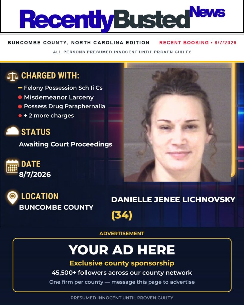 Arrest report — DANIELLE JENEE LICHNOVSKY