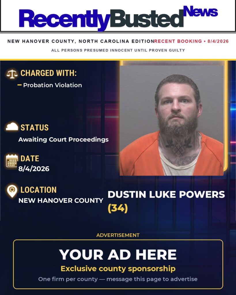 Arrest report โ DUSTIN LUKE POWERS