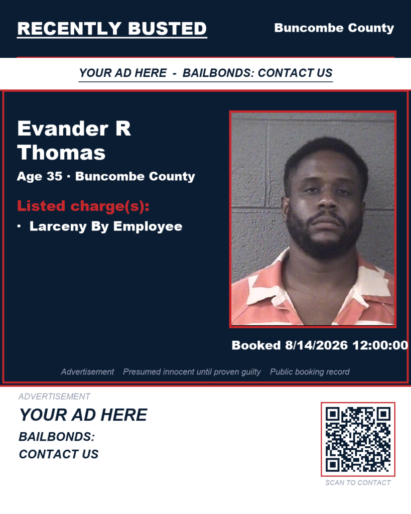 Arrest report — EVANDER R THOMAS