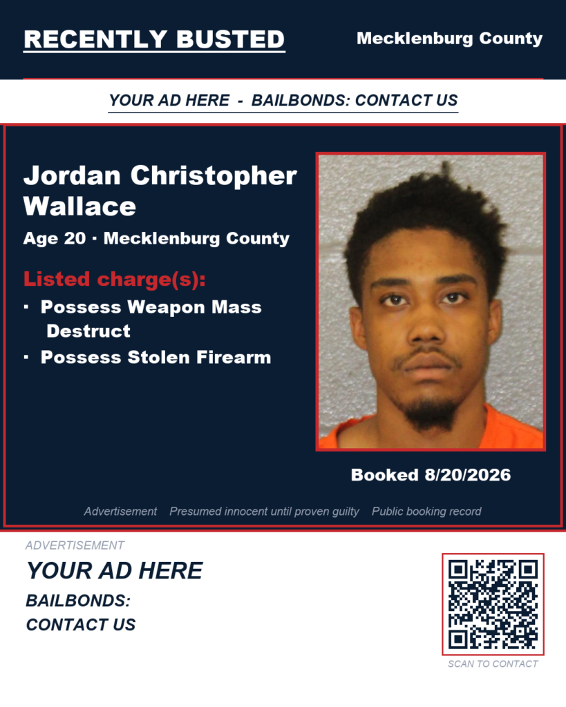 Arrest report - JORDAN CHRISTOPHER WALLACE