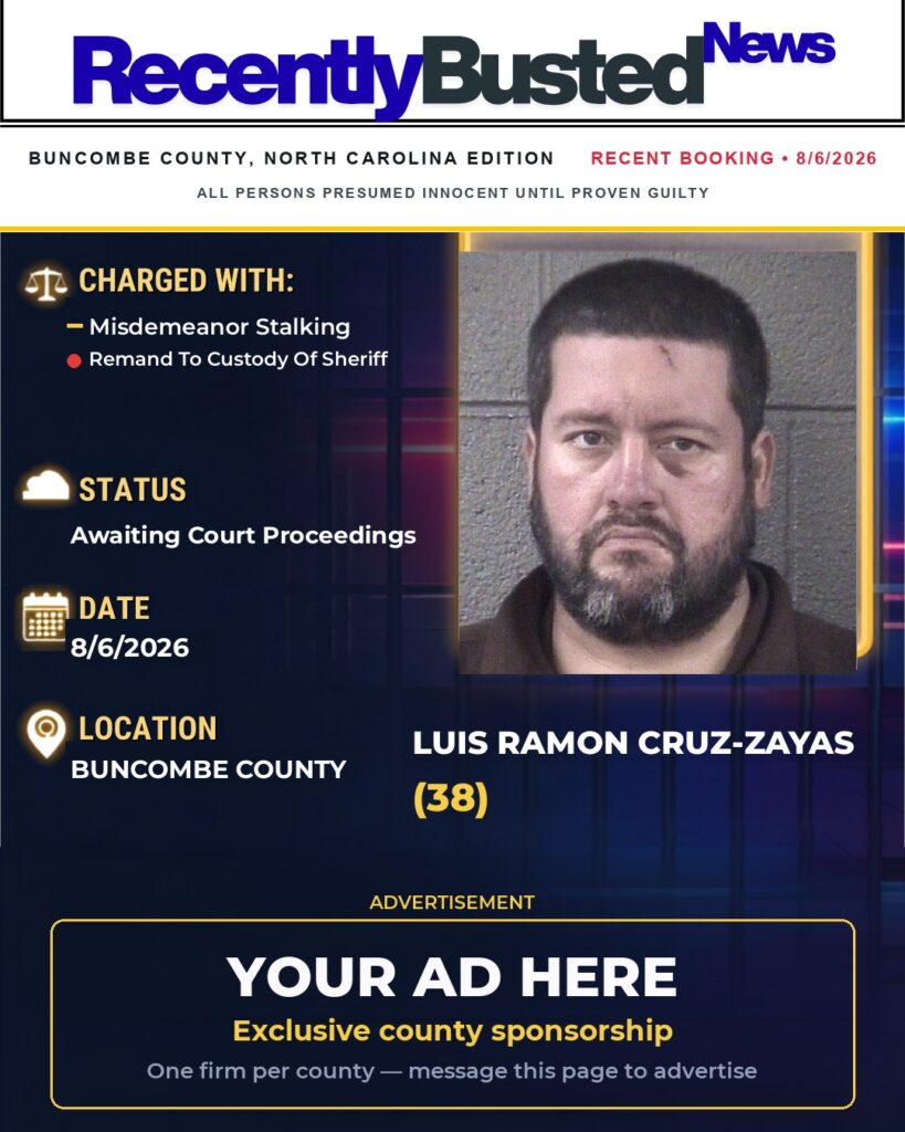 Arrest report — LUIS RAMON CRUZ-ZAYAS