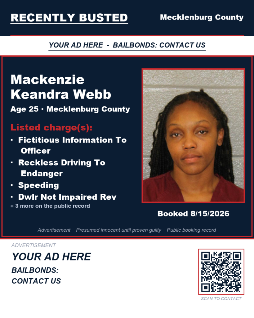 Arrest report — MACKENZIE KEANDRA WEBB
