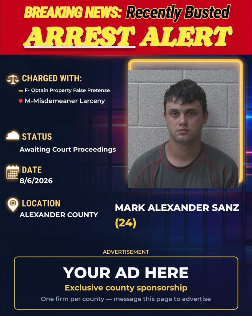 Arrest report — MARK ALEXANDER SANZ
