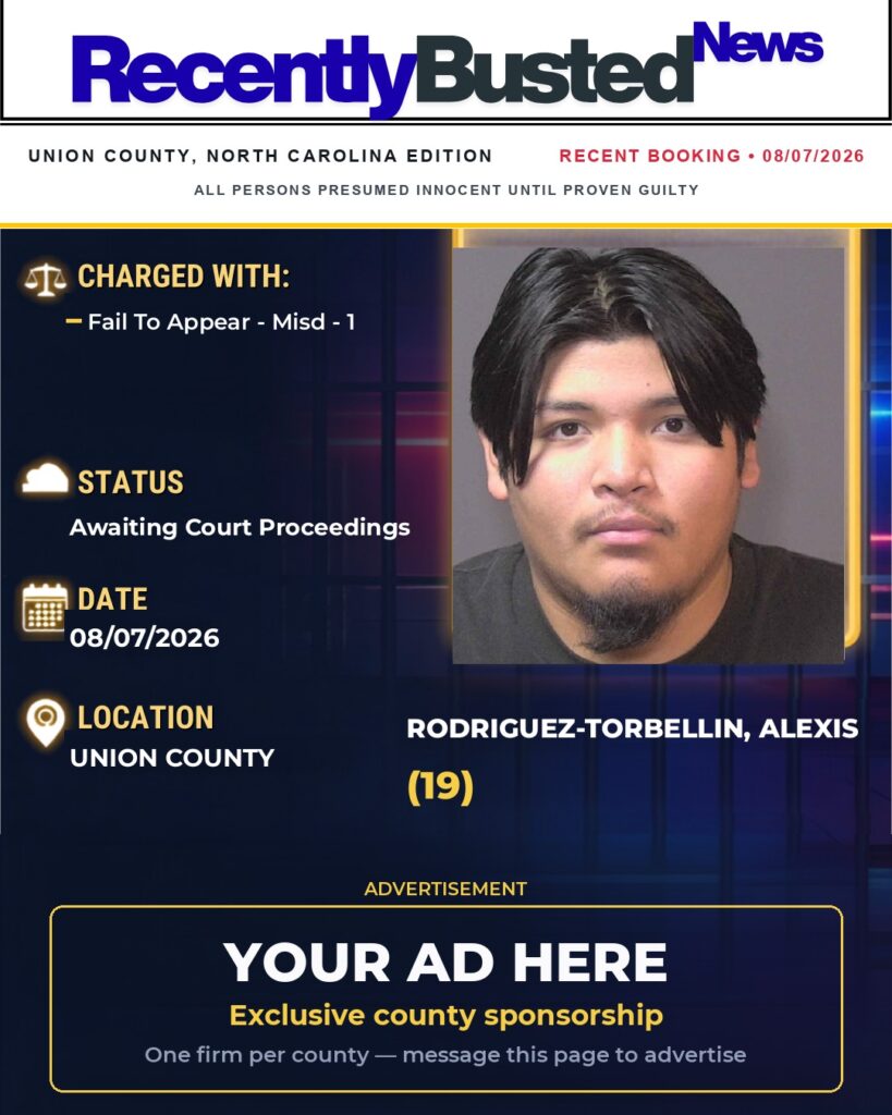Arrest report - RODRIGUEZ-TORBELLIN, ALEXIS