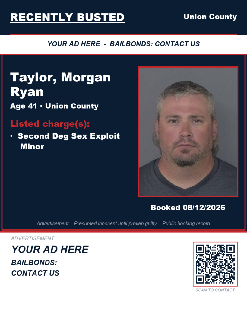Arrest report — TAYLOR, MORGAN RYAN