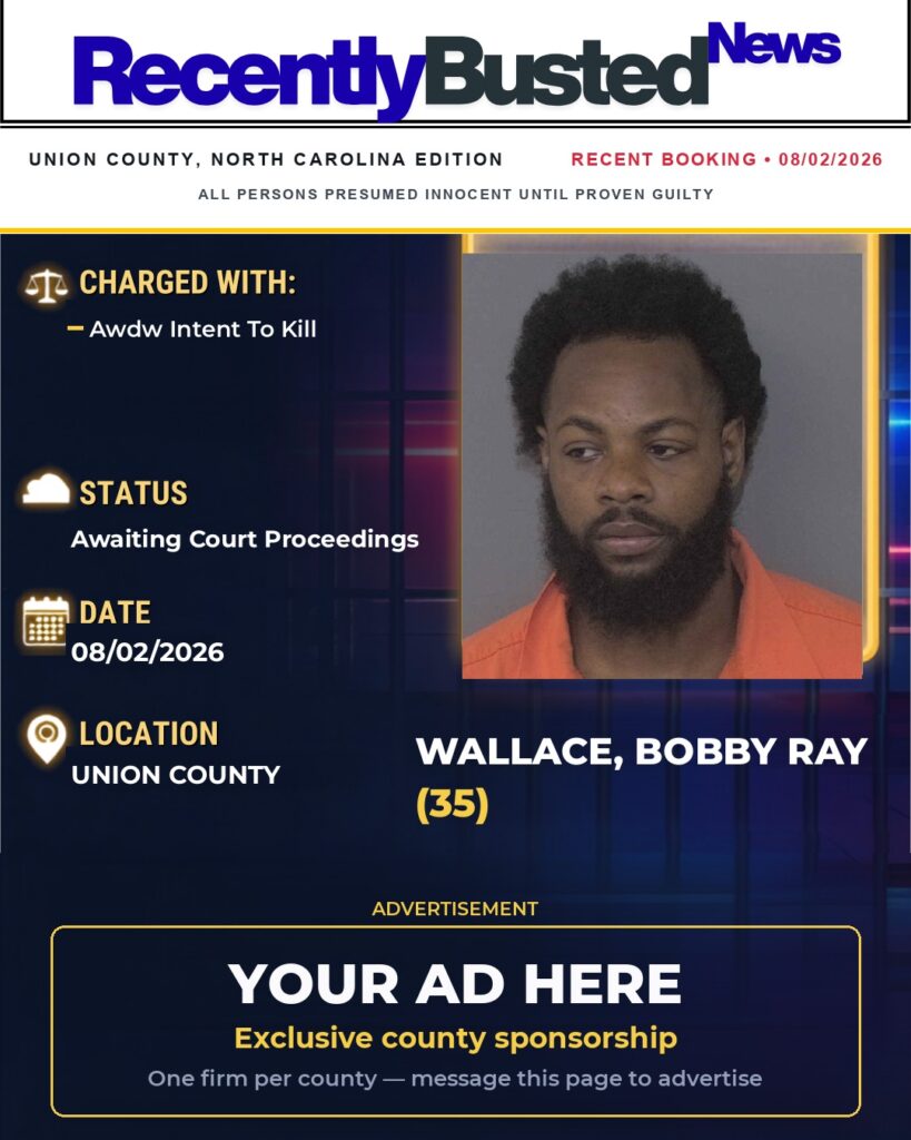 Arrest report — WALLACE, BOBBY RAY