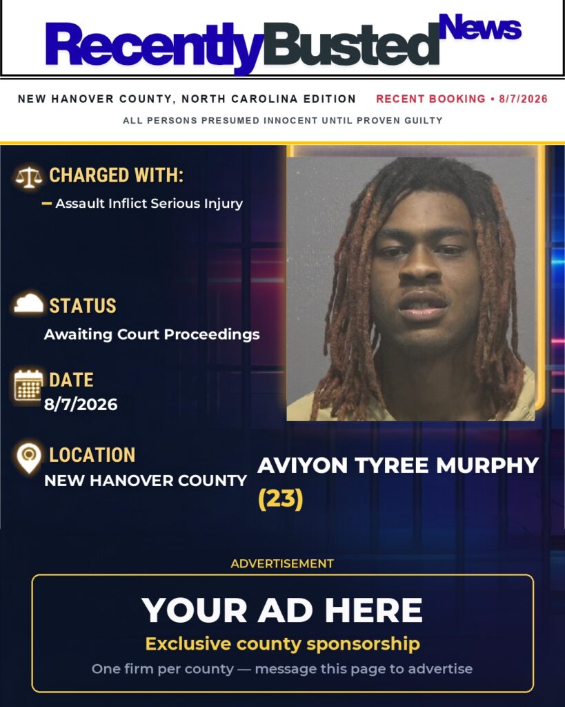 Arrest report — AVIYON TYREE MURPHY