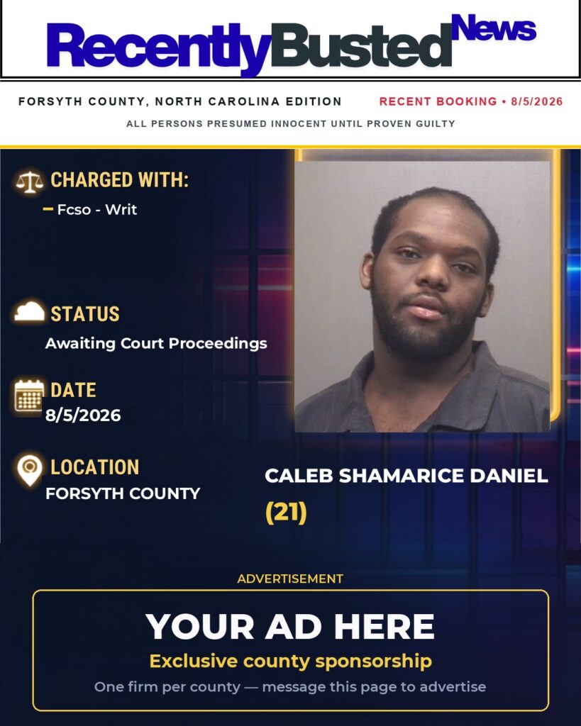Arrest report โ CALEB SHAMARICE DANIEL