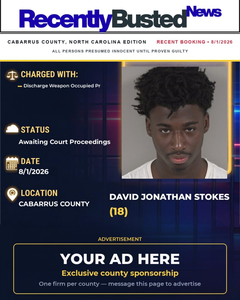 Arrest report โ DAVID JONATHAN STOKES