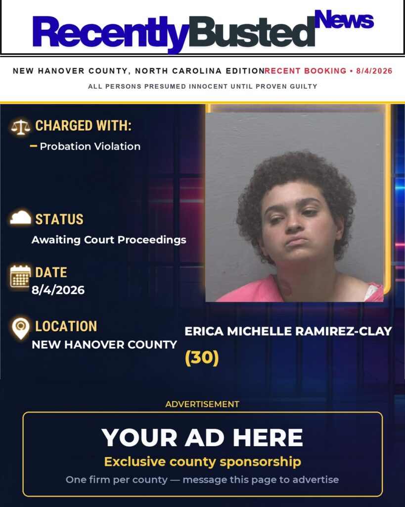 Arrest report โ ERICA MICHELLE RAMIREZ-CLAY