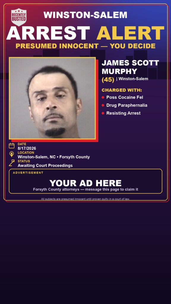Arrest report — JAMES SCOTT MURPHY