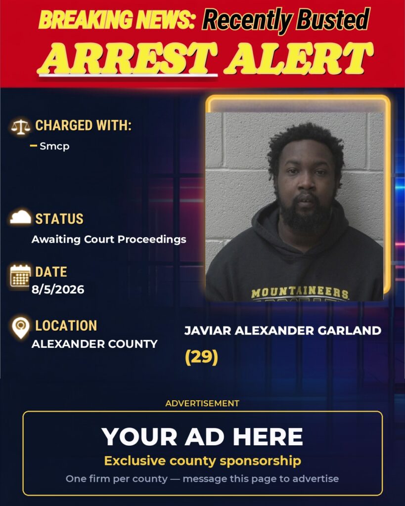 Arrest report — JAVIAR ALEXANDER GARLAND