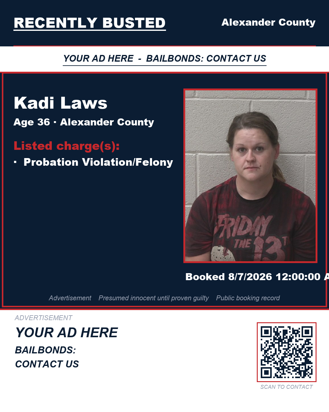 Arrest report - KADI LAWS