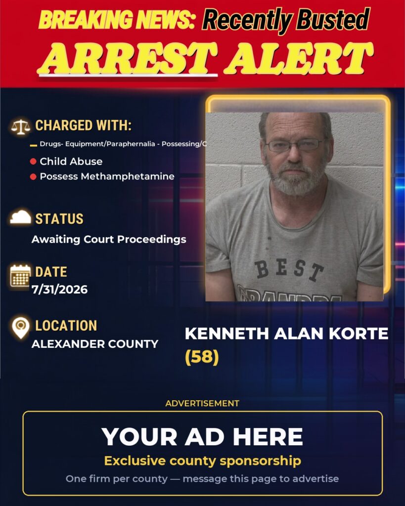Arrest report โ KENNETH ALAN KORTE