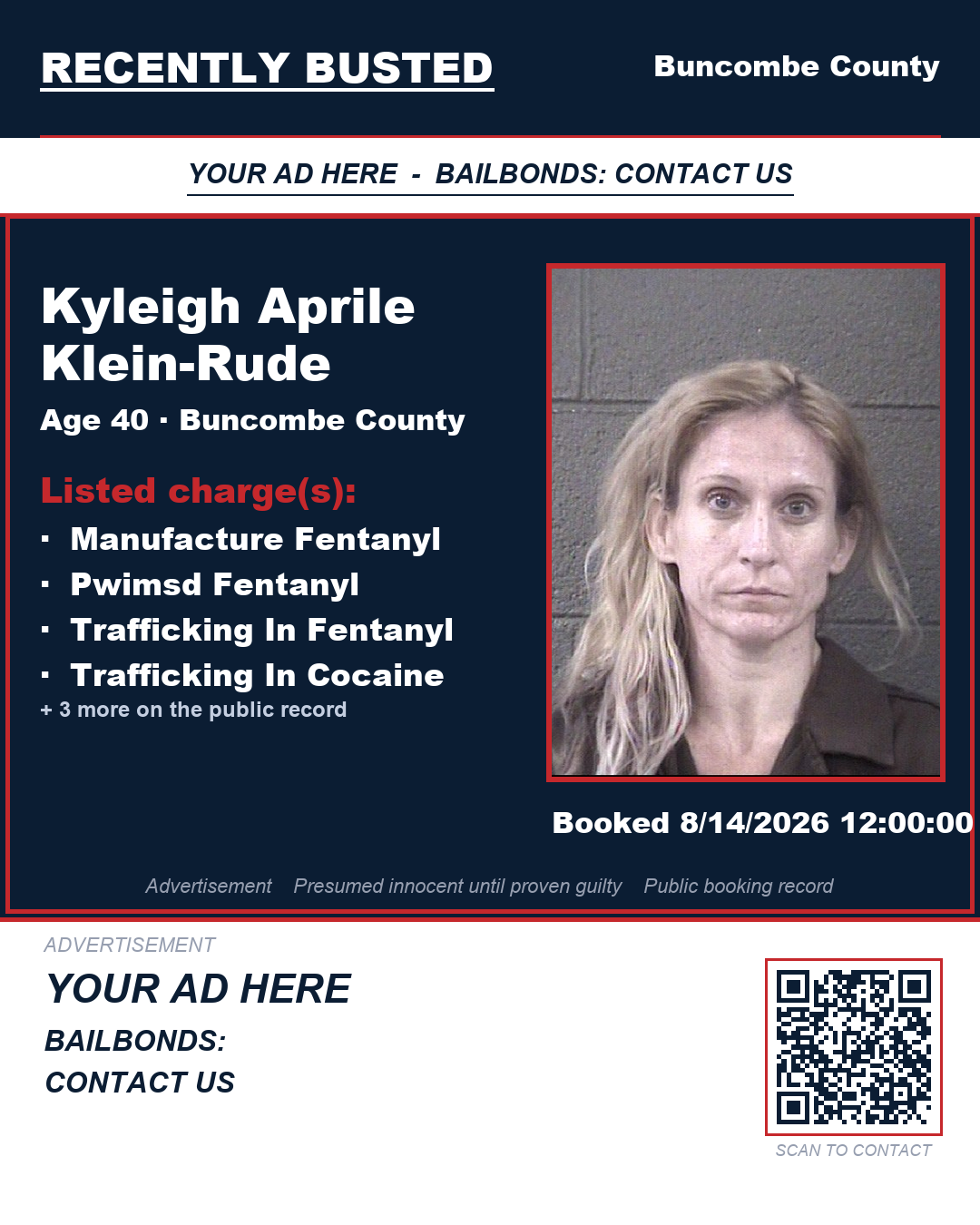Arrest report - KYLEIGH APRILE KLEIN-RUDE
