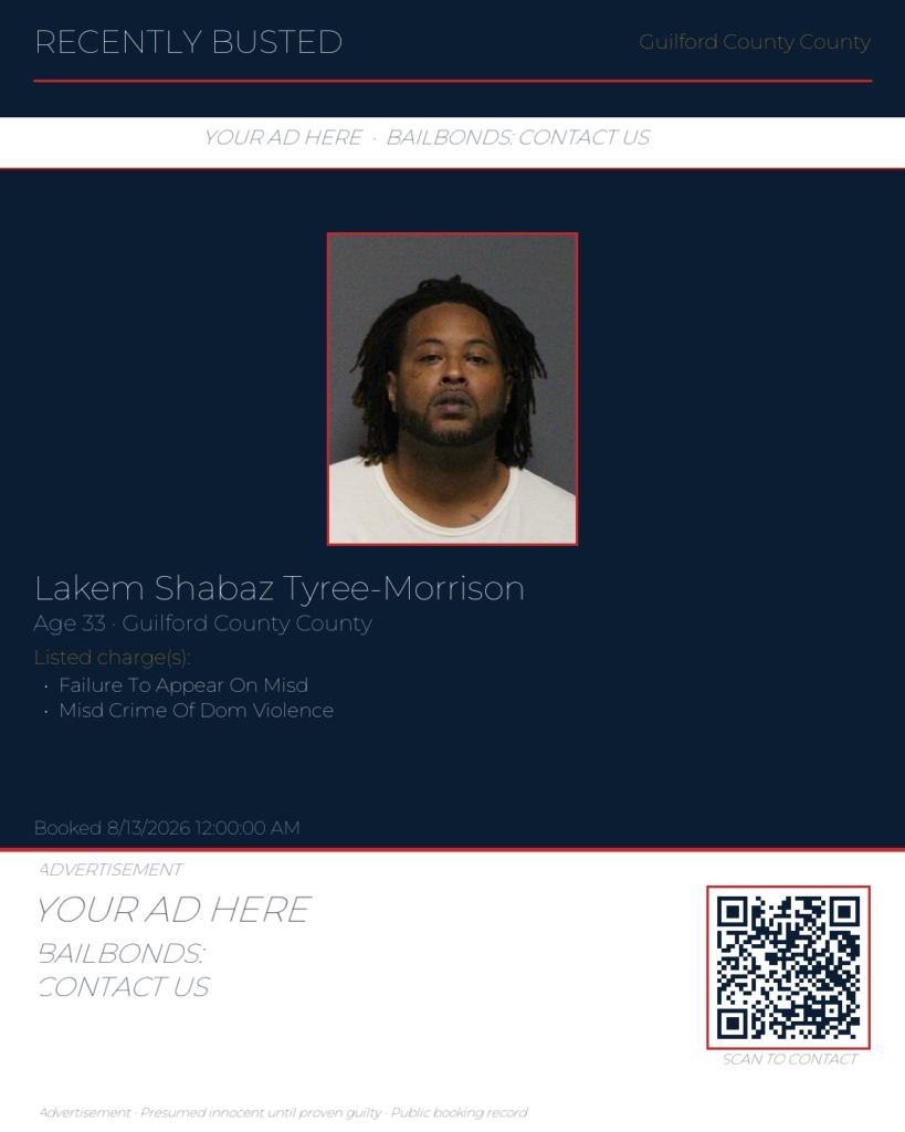 Arrest report — LAKEM SHABAZ TYREE-MORRISON