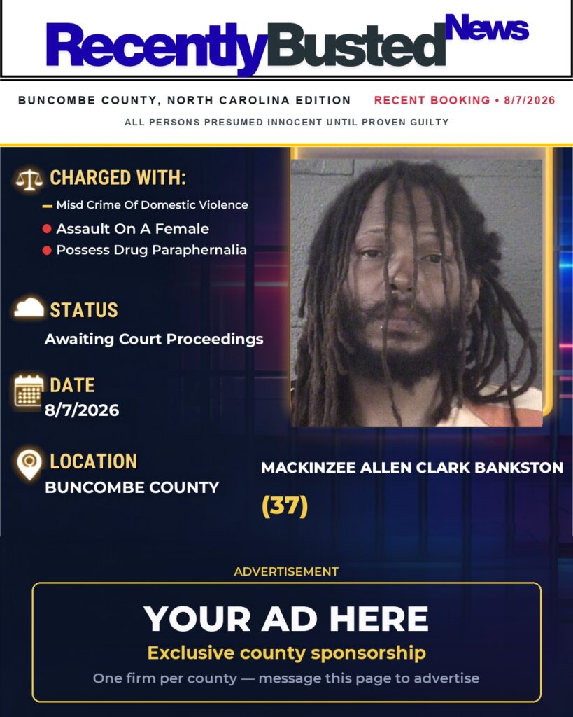 Arrest report — MACKINZEE ALLEN CLARK BANKSTON