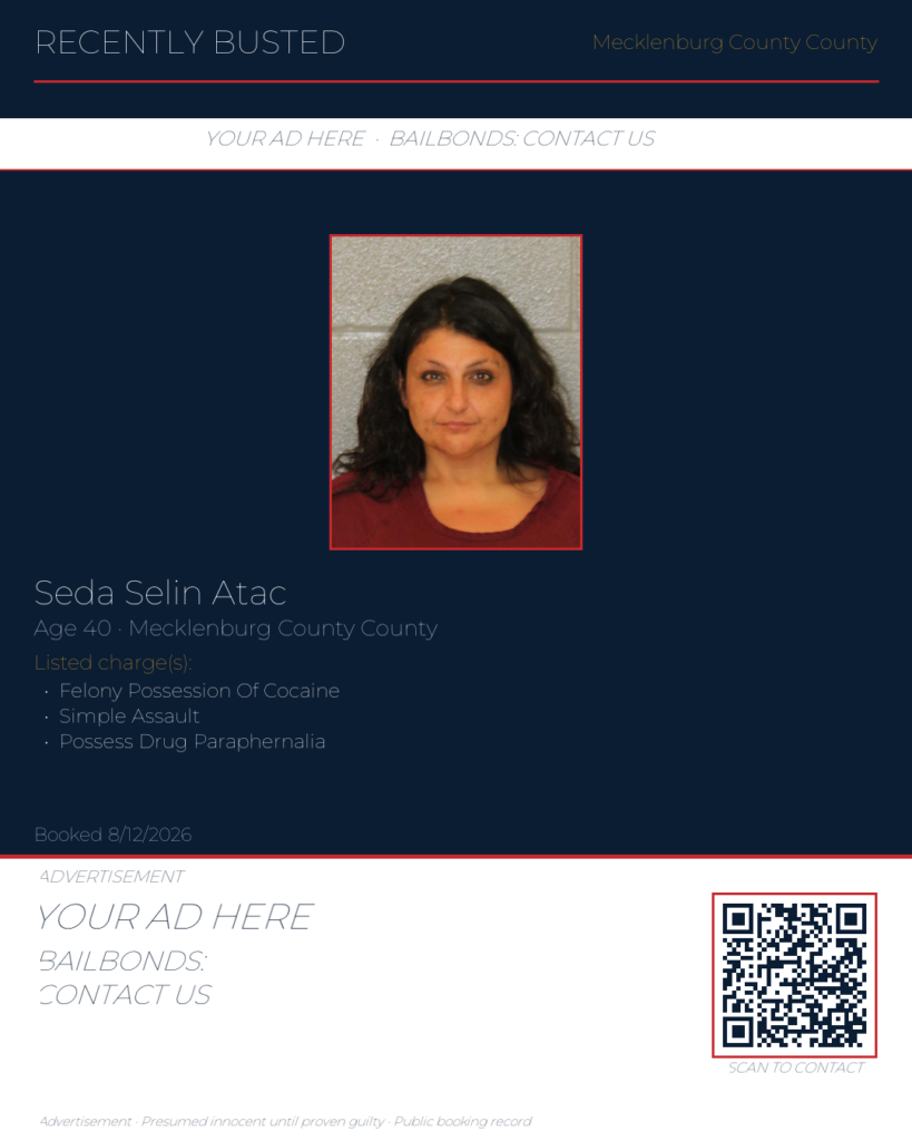 Arrest report — SEDA SELIN ATAC