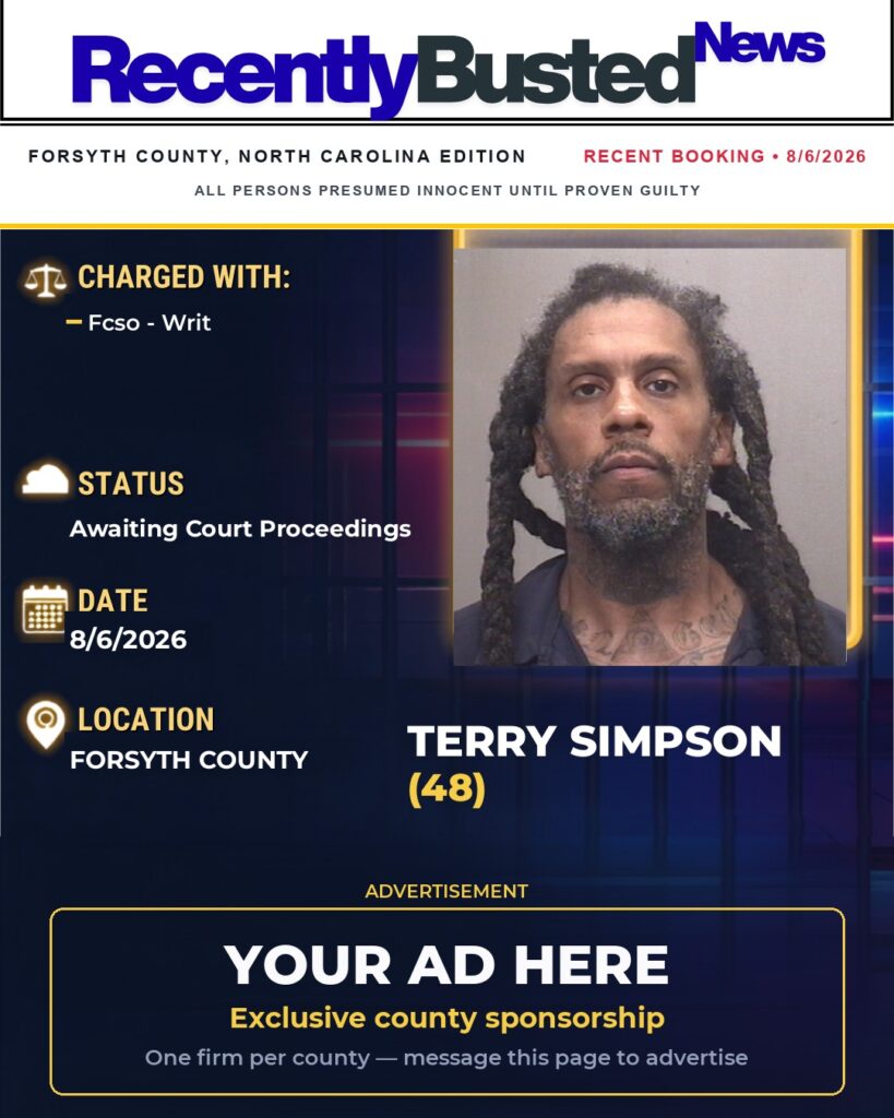 Arrest report โ TERRY SIMPSON
