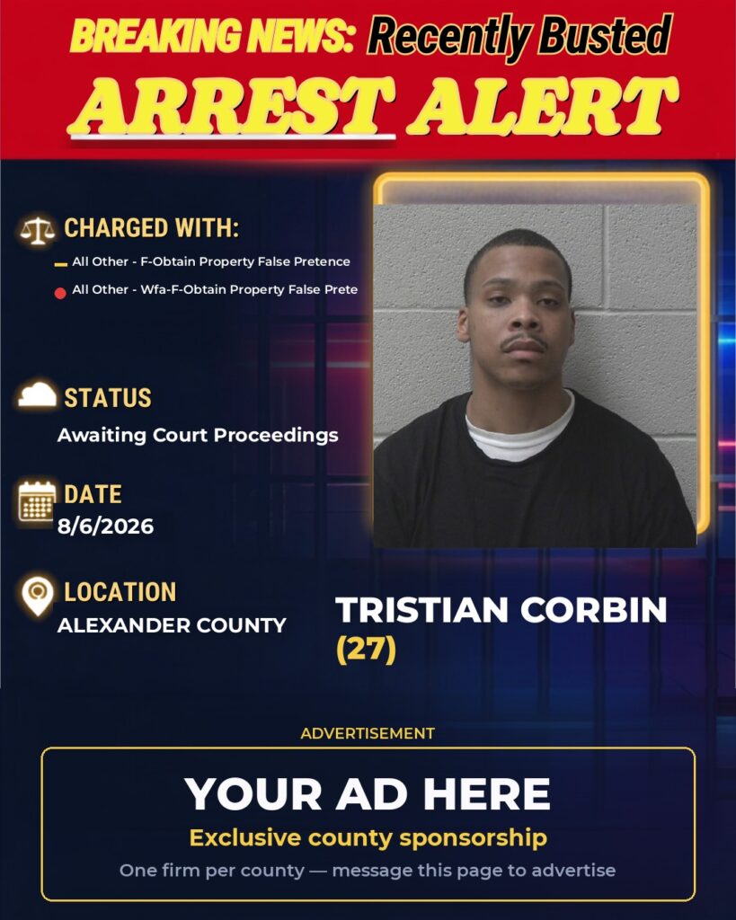 Arrest report — TRISTIAN CORBIN