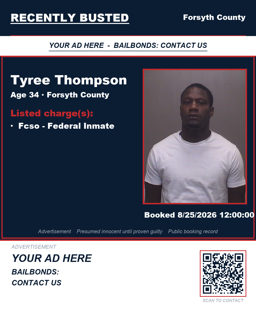 Arrest report - TYREE THOMPSON