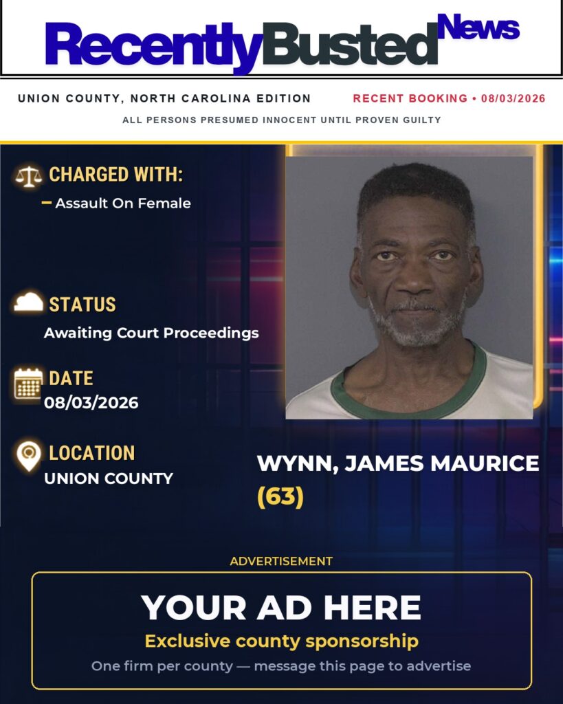 Arrest report — WYNN, JAMES MAURICE
