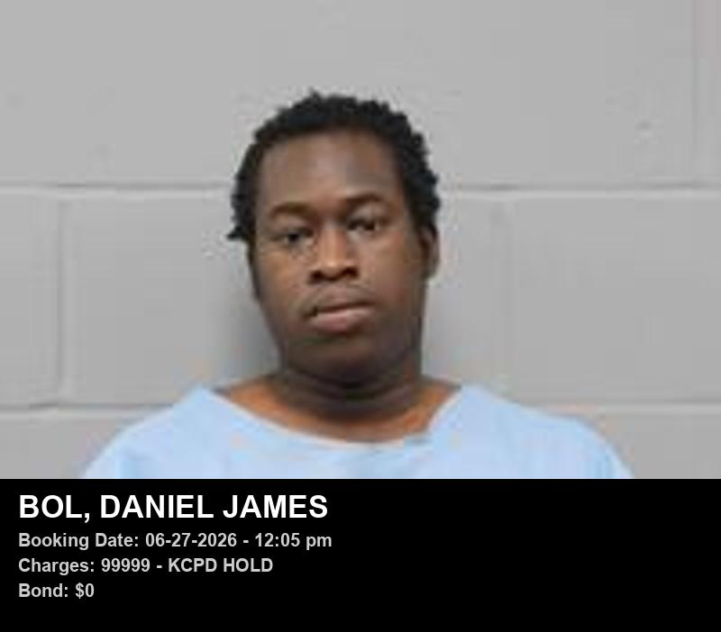 Arrest report - DANIEL JAMES BOL