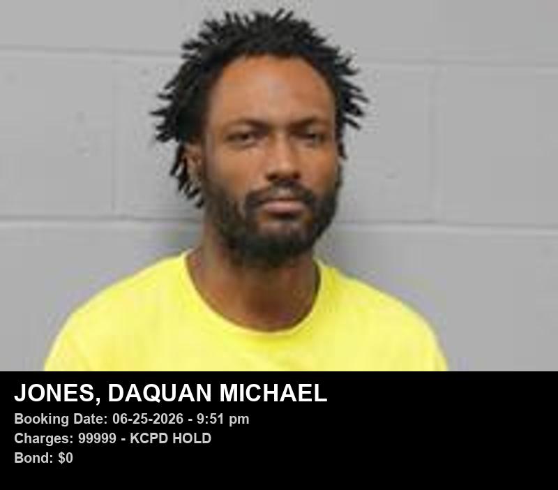 Arrest report - DAQUAN MICHAEL JONES
