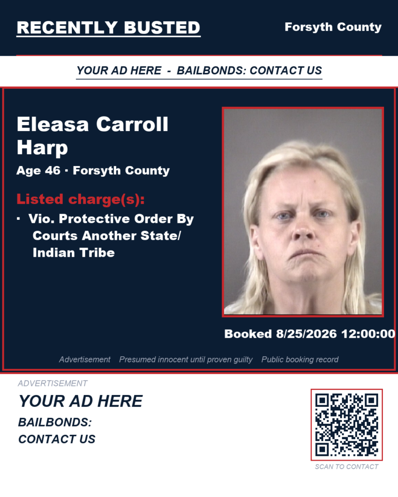 Arrest report — ELEASA CARROLL HARP