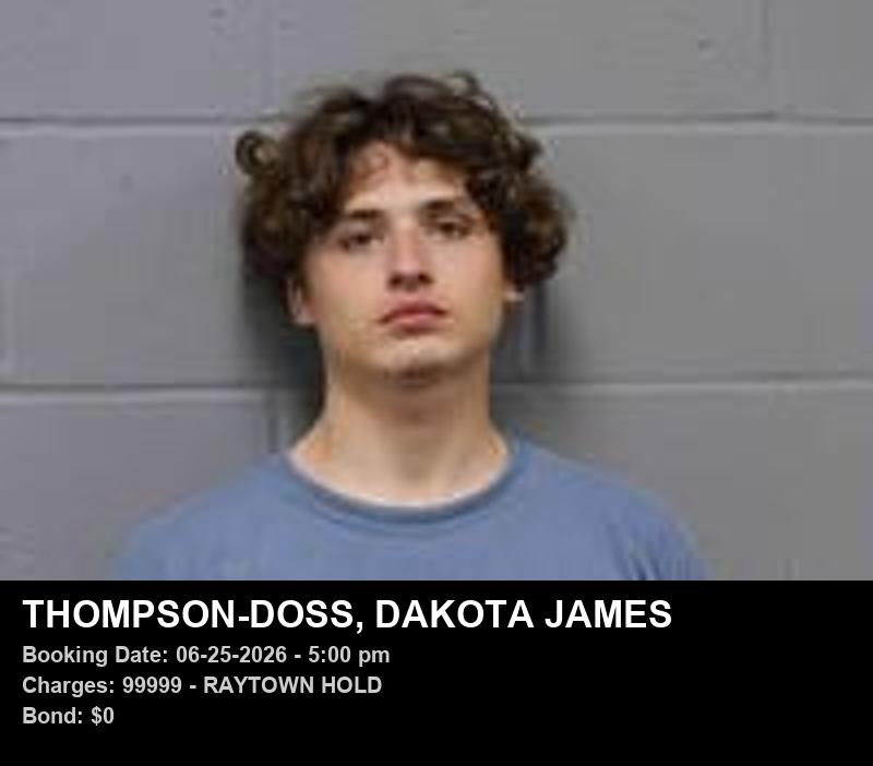 Arrest report - DAKOTA JAMES THOMPSON-DOSS