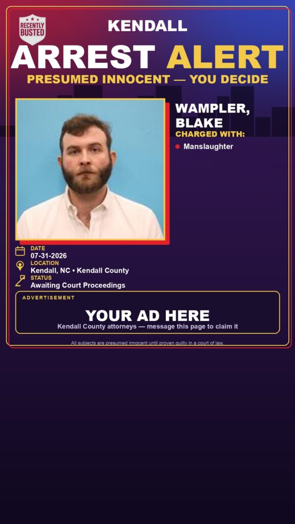 Arrest report - Wampler, Blake