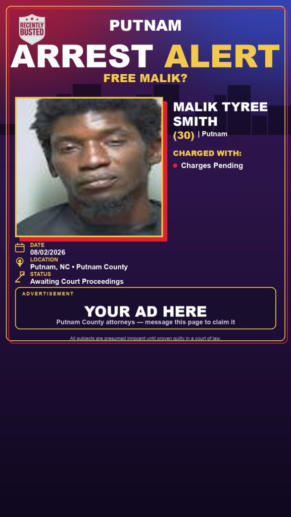 Arrest report - Malik Tyree Smith