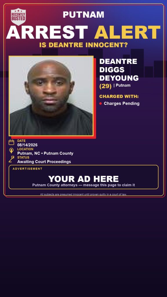Arrest report - Deantre Diggs Deyoung