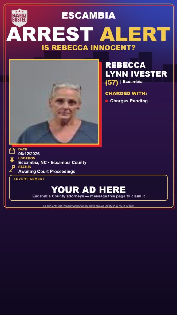 Arrest report - Rebecca Lynn Ivester
