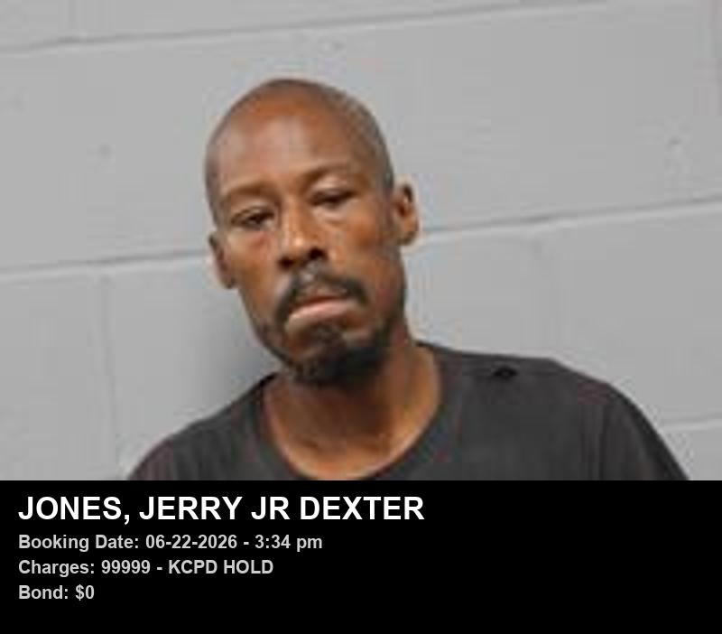 Arrest report - JERRY JR DEXTER JONES