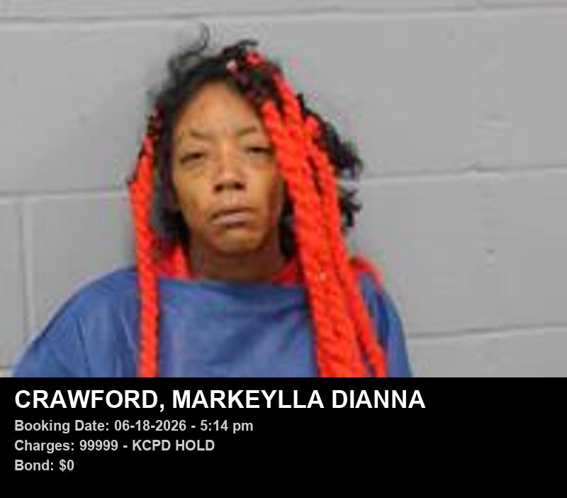 Arrest report - MARKEYLLA DIANNA CRAWFORD